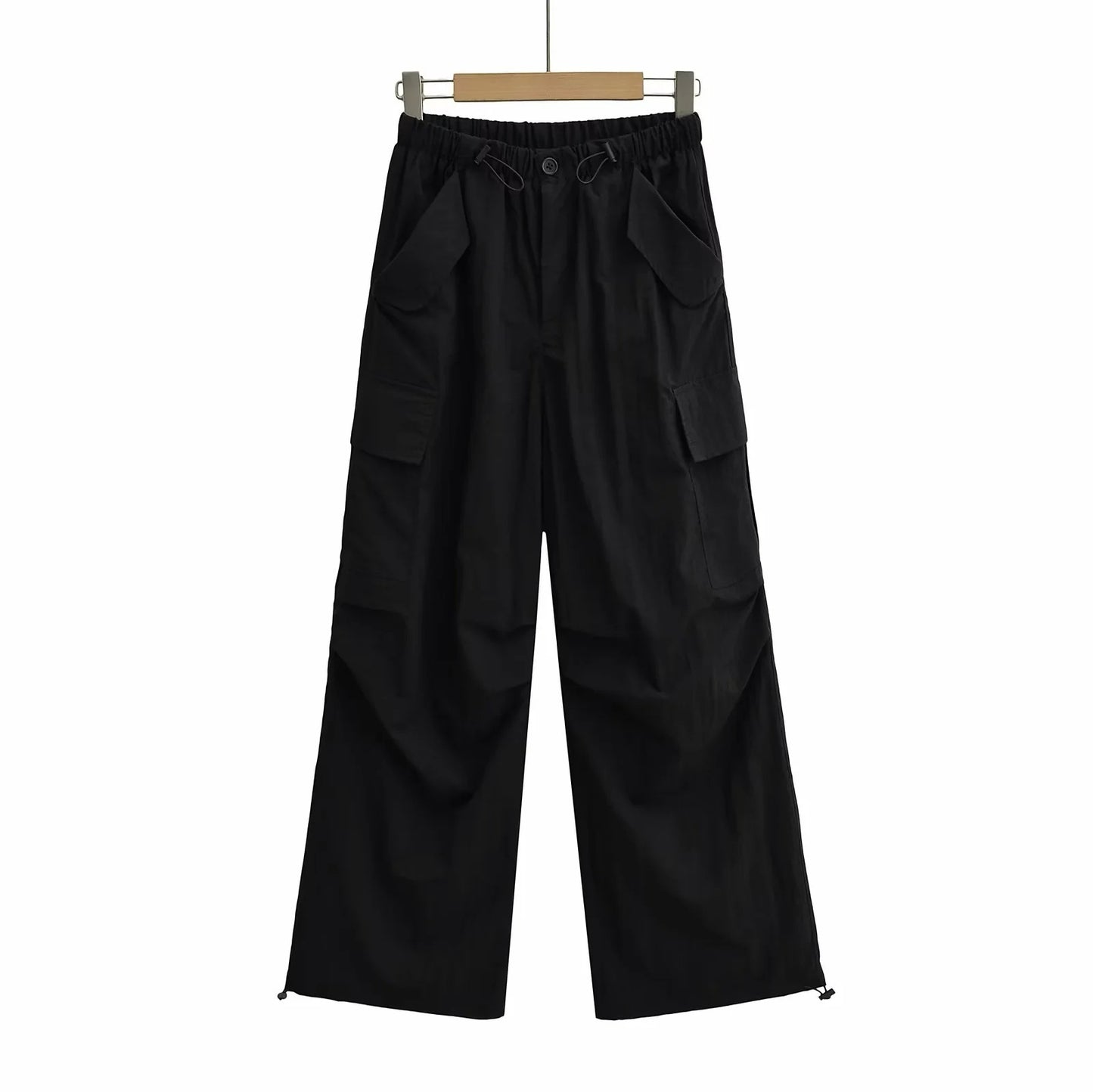 Multi pocket loose work pants for women