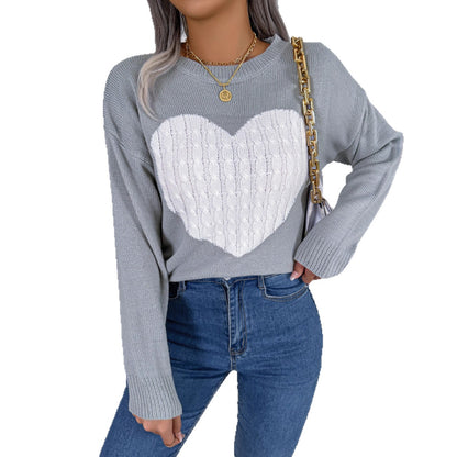 Fried Dough Twists Love Long Sleeve Pullover Sweater